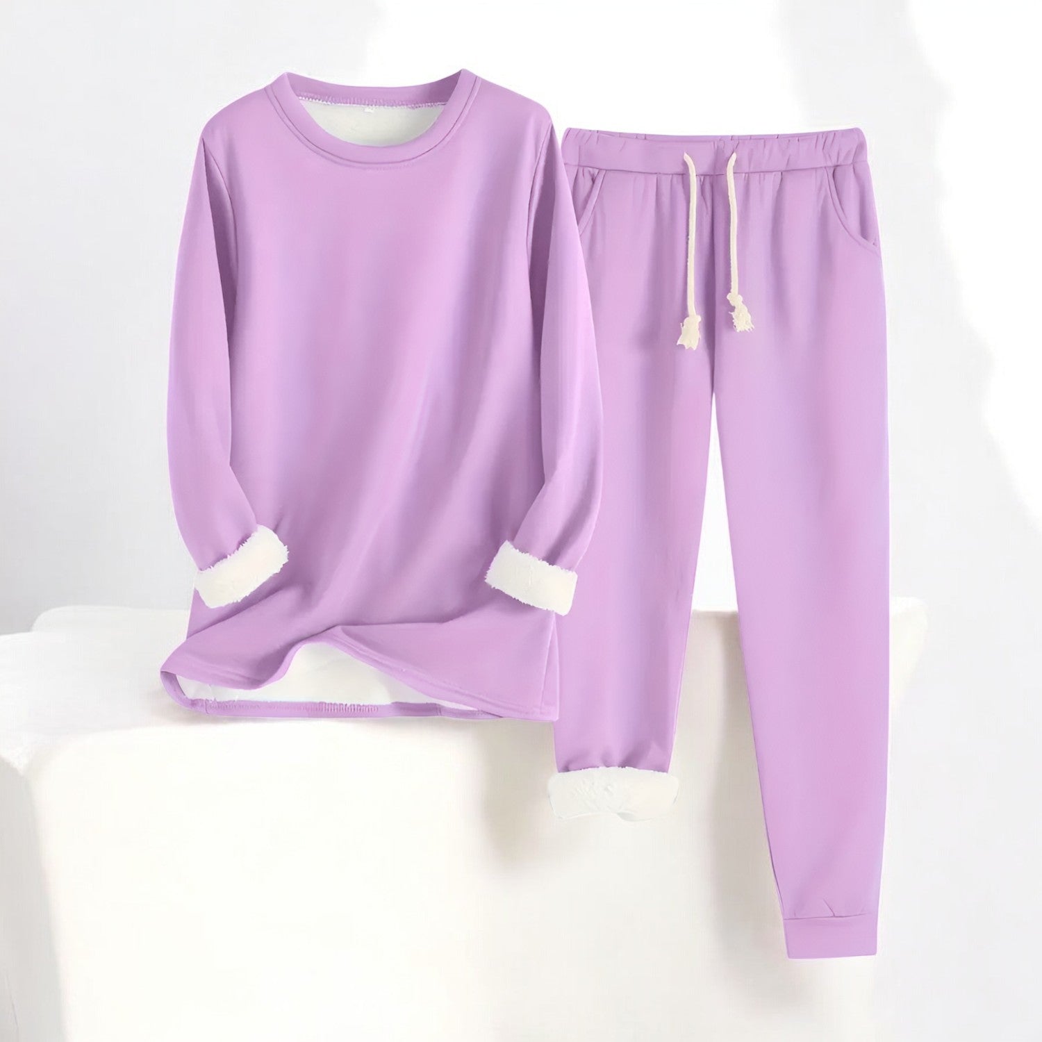 Mia | Termisk fleece-sæt.