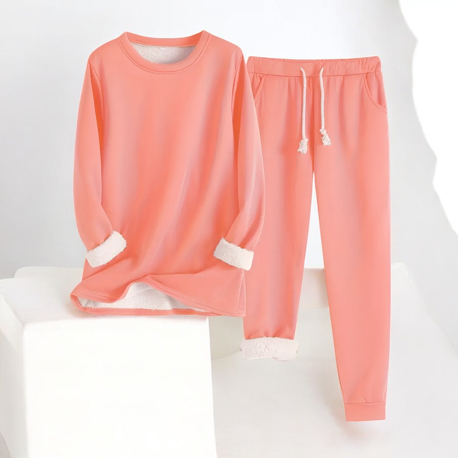 Mia | Termisk fleece-sæt.