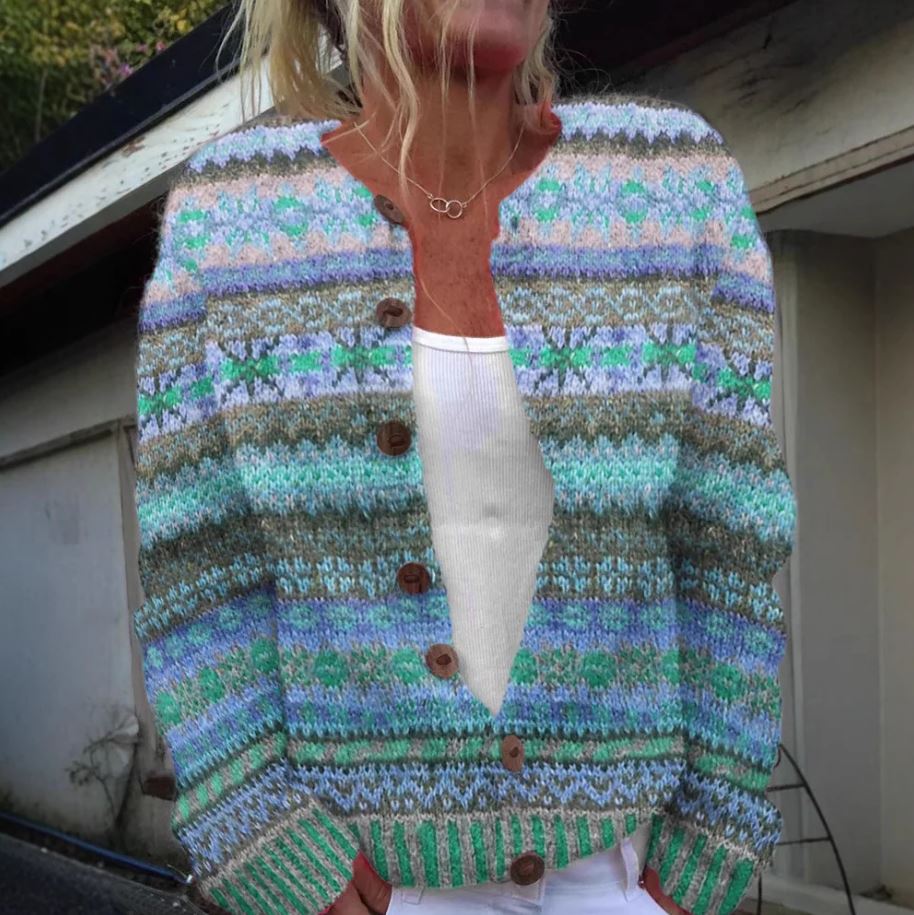 Lotte™ | Elegant cardigan med blomstermønster